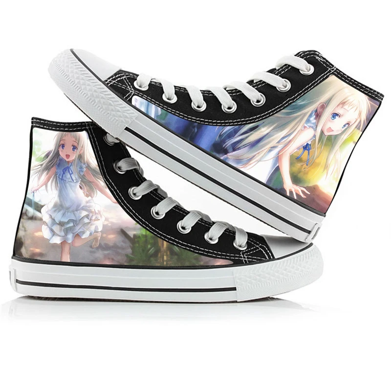 High-Q унисекс аниме Cos Anohana: The Flower We Seen That Day Shoes Anohana Фес Honma Meiko Menma повседневные