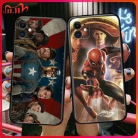 avengers marvel phone cases for iphone 13 pro max case 12 11 pro max 8 plus 7plus 6s xr x xs 6 mini se mobile cell