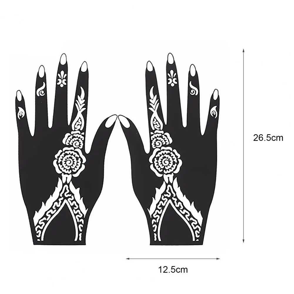 2 шт. крутые Временные татуировки наклейки с хной тату для тела ювелирные изделия