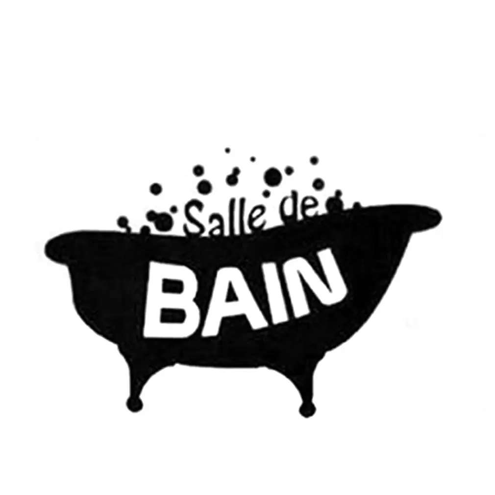 

Shower Bathtub PVC Door Sticker Waterproof Wall Sticker Home Decoration Carved Removable Decorative Painting