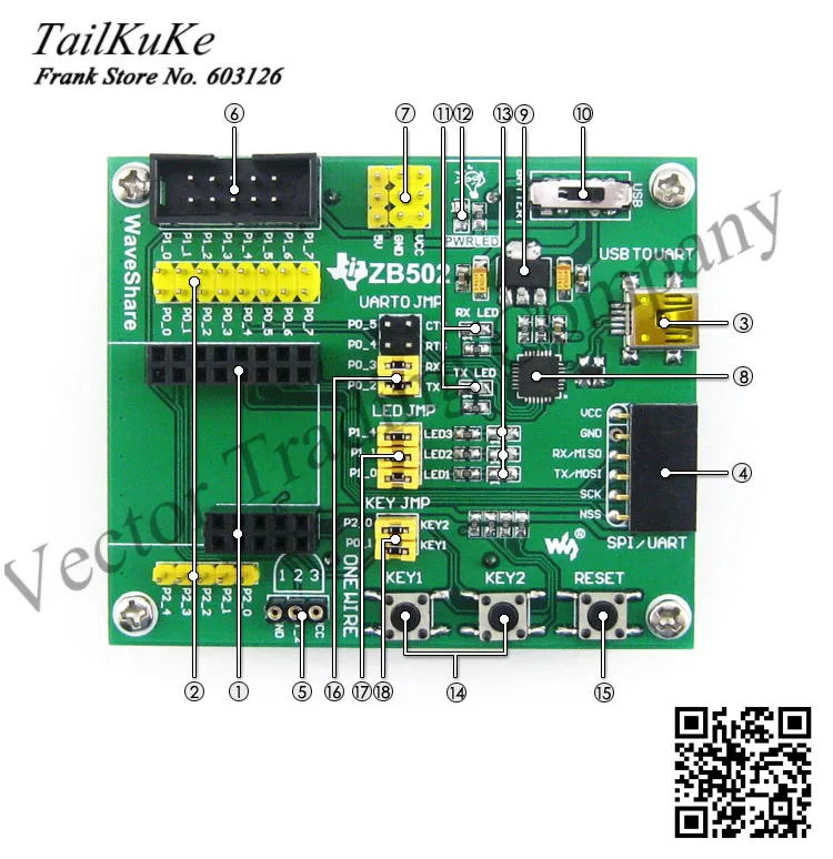 

Набор макетной платы ZigBee CC2530 оценочный комплект