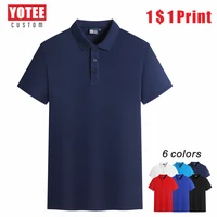 summer casual men and women short sleeved polo shirts custom logo embroidery printing personalized design tops cotton