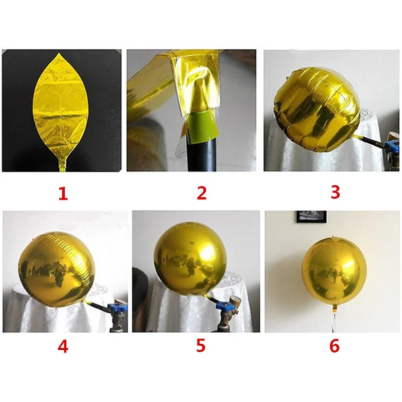 

Rose Gold 22 Inch 4D Round Aluminum Film Balloons Wedding Decoration Birthday Party Decoration Balloons Globos Metalicos