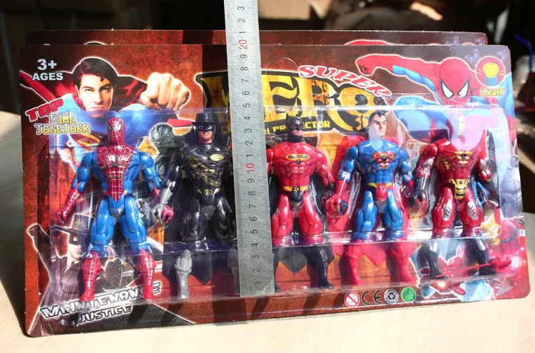 Супергерой Marvel Мстители Железный человек Супермен Бэтмен. .. Экшн-схема 15*9 см