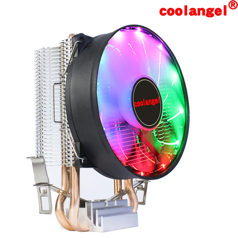 CPU Cooler Heat Pipes 90mm 4 Pin PWM RGB for Intel LGA 775 1155 1356 1366 2011 X79 X99 Motherboard AM4 AMD3 PC CPU Cooling Fan