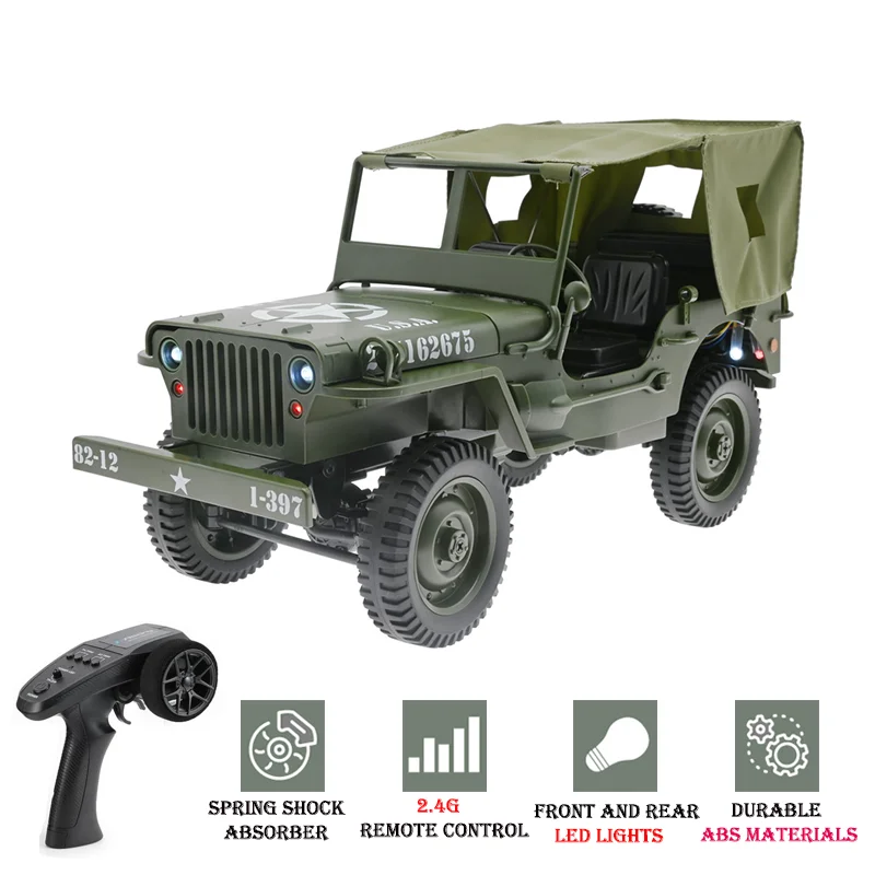 Jeep C606 Радиоуправляемый автомобиль 4WD внедорожник 2 4G 1/10 джедай пропорциональное