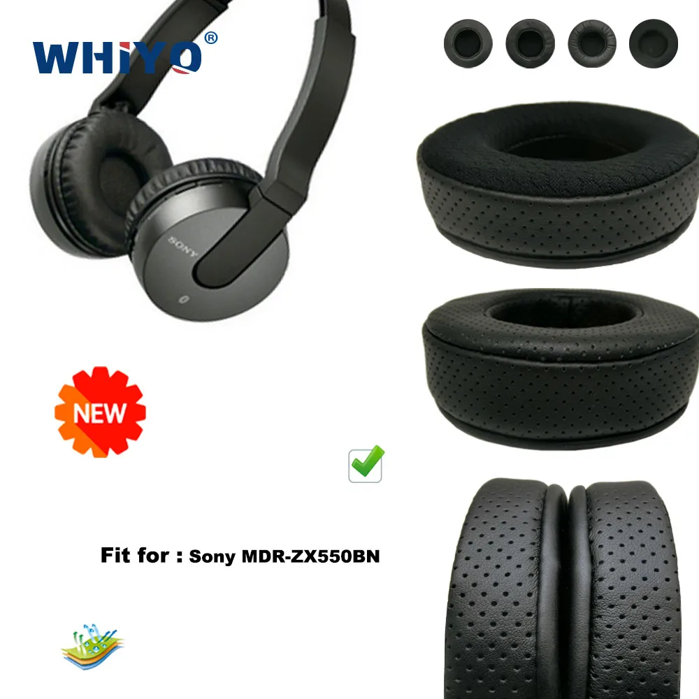 

New upgrade Replacement Ear Pads for Sony MDR-ZX550BN Headset Parts Leather Cushion Velvet Earmuff Headset Sleeve Cover
