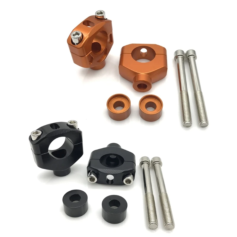 

CNC Off Road Motorcycle Handlebar Mount Clamp Lifter Bar Clamps Riser Handlebar risers Adapter for 390 690