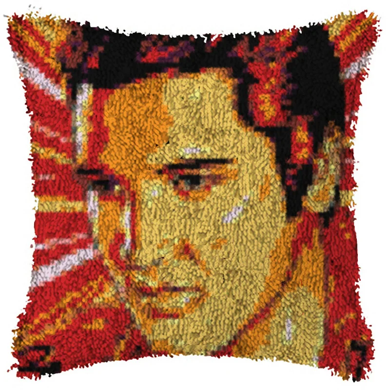 Elvis набор крючков с защелкой сделайте подушку фламинго холст кроше подушка чехол