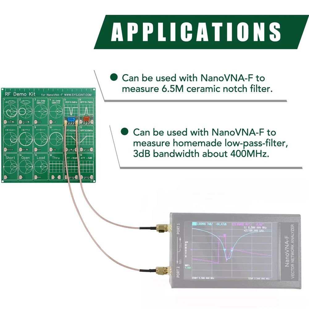 

NEW New 2.8 inch LCD Display NanoVNA-H HF VHF UHF NanoVNA 50K-900M Vector Network Analyzer Antenna Analyzer