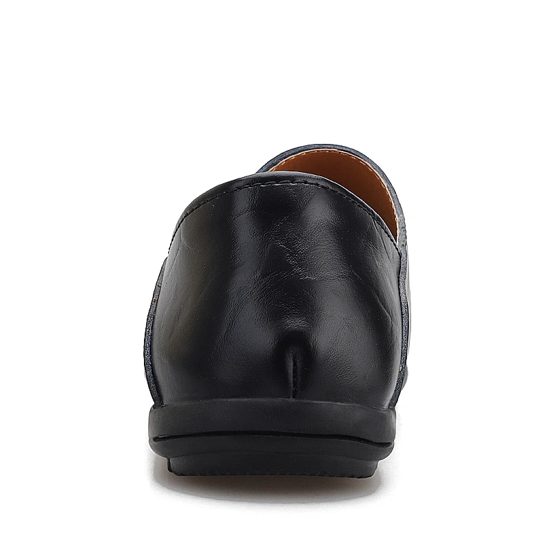 Мокасины мужские из натуральной кожи Повседневная летняя обувь без застежки для