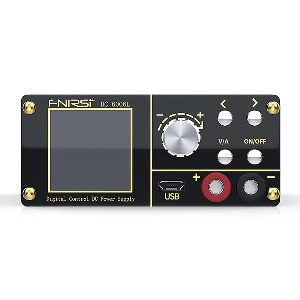 

FNIRSI DC6006L Power Supply High Definition LCD Screen Digital Control DC Adjustable Programmable DC Power Supply 6V-70V