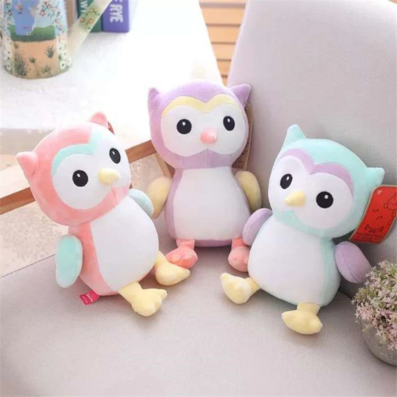 Новая милая плюшевая игрушка единорог Сова детский Комфорт Кукла с подушкой для