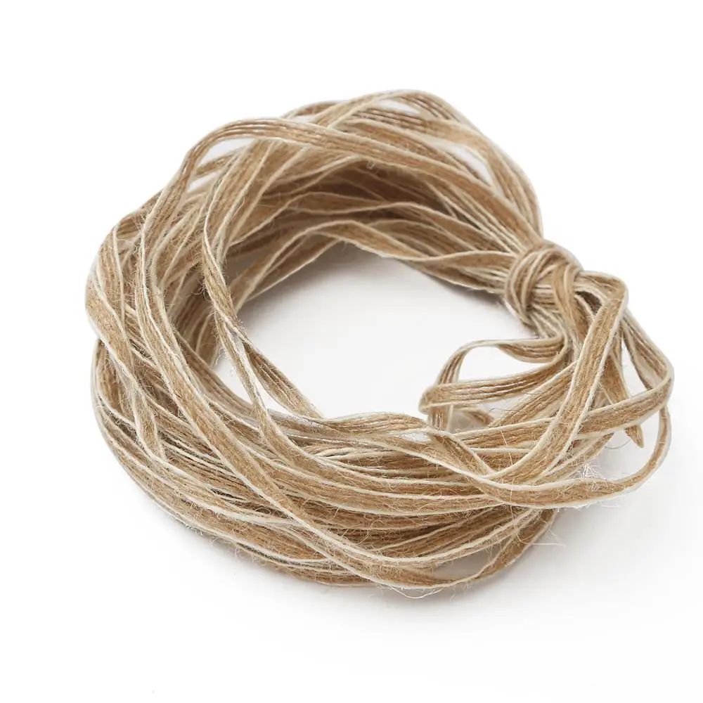 10 м лента из натуральной джутовой мешковины веревочные шнуры пеньки винтажное