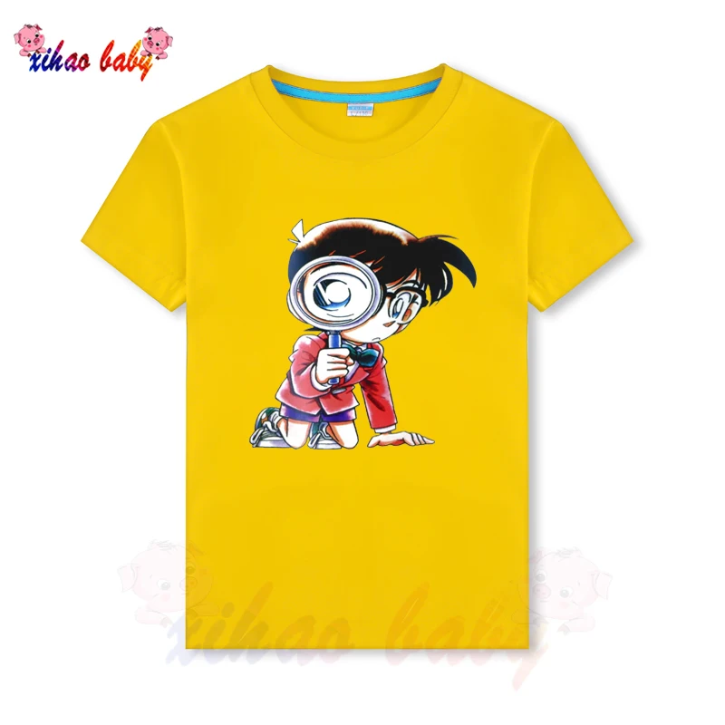 

Повседневные модные летние топы для маленьких мальчиков 2-14 лет, хлопковый Стильный пуловер с коротким рукавом и круглым вырезом, футболки с...