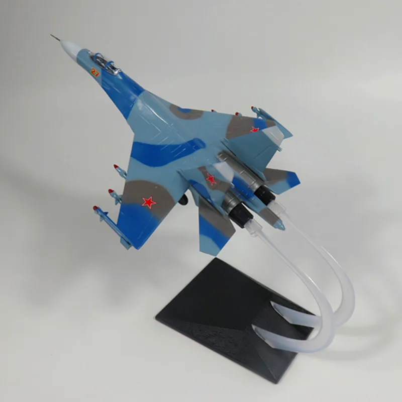 

1:72 Assembled ABS Static Simulation Aircraft model Russian Soviet Union SU-27 Airlines Fighter Military airplane model Plane