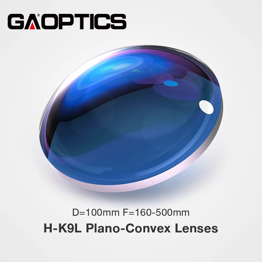 

Diameter 100mm K9 Plano Convex Lenses With VIS NIR SWIR Coated FL160mm 250mm 500mm