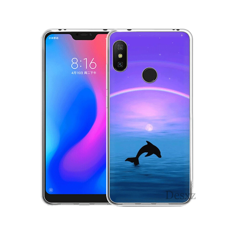 Чехол для телефона Xiaomi mi F1 9 9T MAX 3 A3 Pro CC9 CC9E 5 5S 6 x 2S 8 A1 A2 5X 6X Lite чехол Океан Дельфин