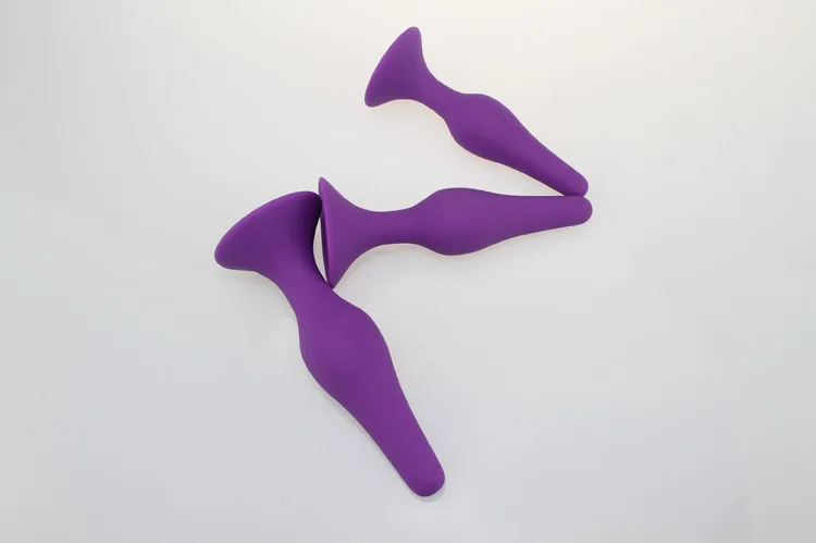 RomeoNight 4 Sizes Silicone Velet Touch Butt Plug Insert Anal Sex Toys Stopper W/ Strong Sucker Adult Products | Красота и здоровье