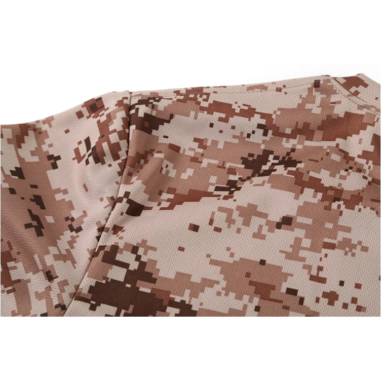 Новая уличная охотничья камуфляжная Футболка Мужская дышащая Боевая футболка