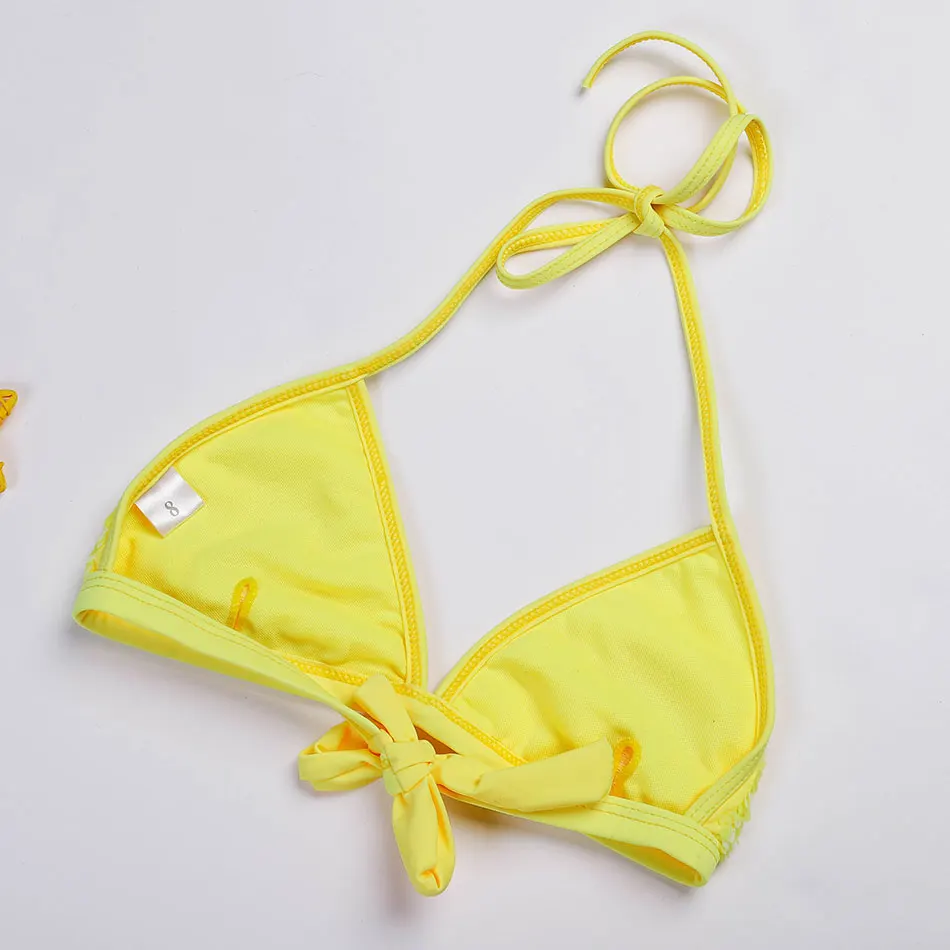 Женский купальник с блестками комплект бикини для маленькой девочки топ лямкой