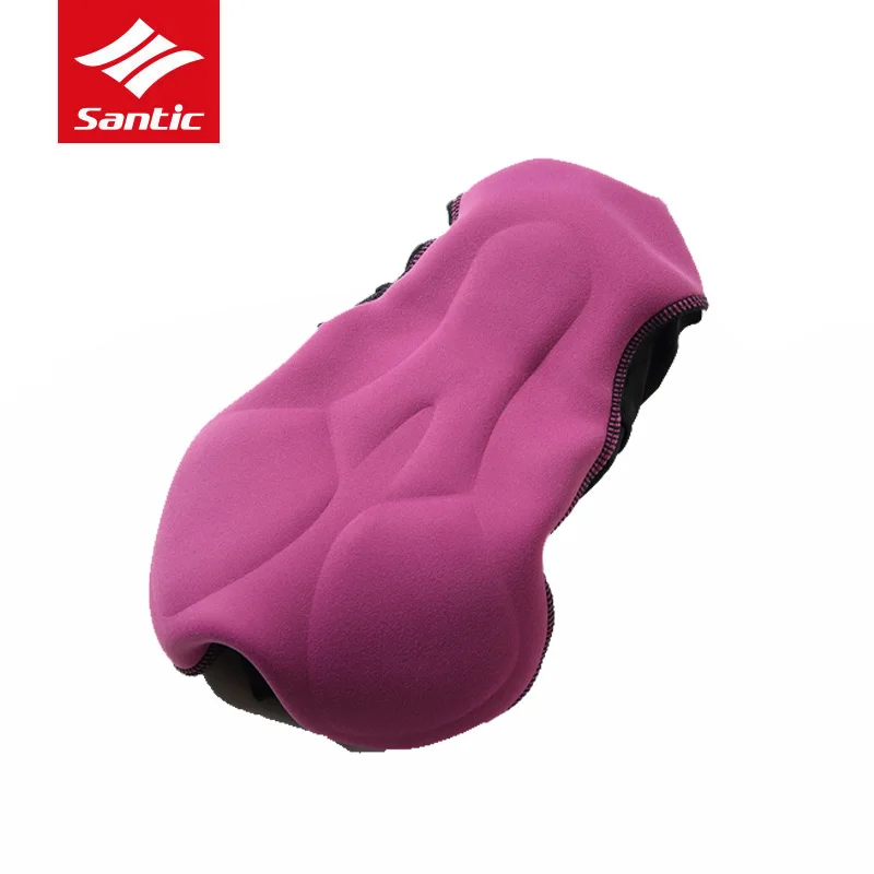 Santic длинные женские велосипедные штаны дышащие 4D мягкие Pro MTB дорожный велосипед