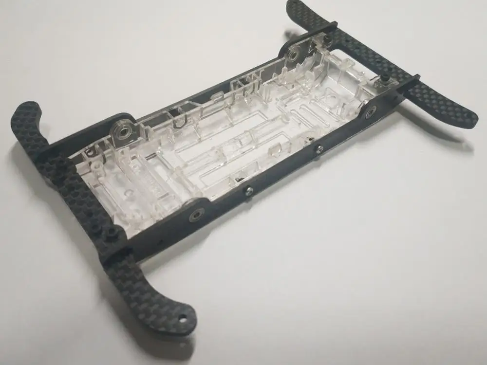 Неограниченная Миниатюрная модель автомобиля 4WD режущее шасси + рамка пластина