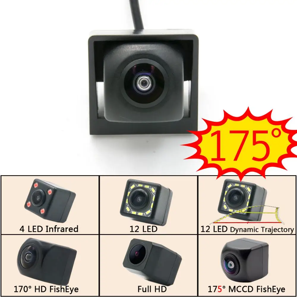 Камера заднего вид автомобиля Fisheye 175 градусов 1080P для Ssangyong SsangYong Ssang Yong New Actyon Korando