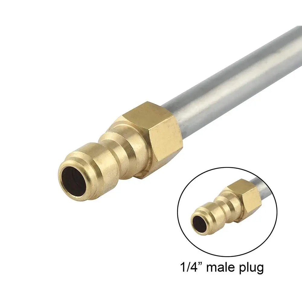Изогнутая насадка для мойки высокого давления БЫСТРОРАЗЪЕМНАЯ трубка 1/4 дюйма |