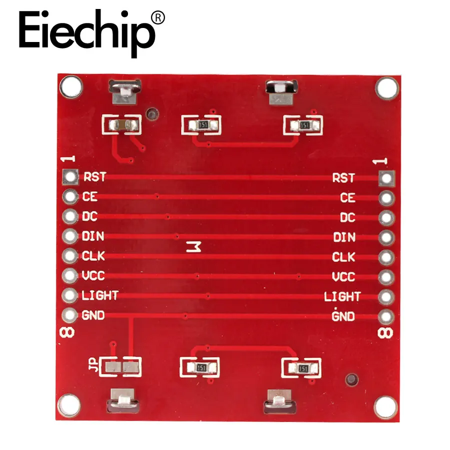 

LCD TFT Display Module Monitor White Backlight Adapter PCB 84*48 84x48 for Nokia 5110 Screen Dot Matrix Digital For Arduino