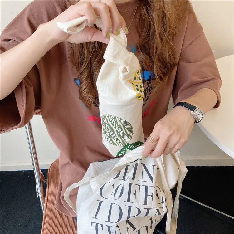 Напечатанная сумка 2020 женские Наплечные сумки с мультяшным рисунком Корея