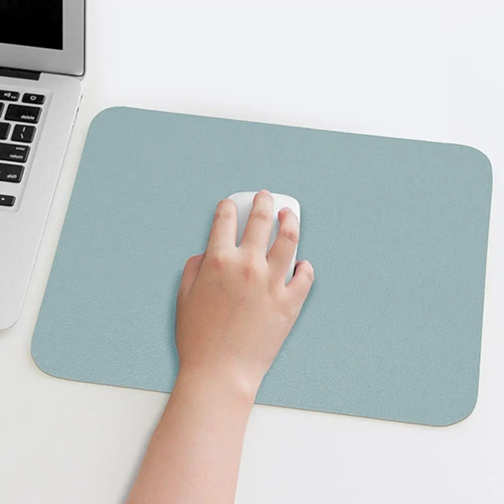 

Anti-slip Leather Mouse Pad for gaming desk cushion Pad Universal comfortable home Office PC laptop Accessories