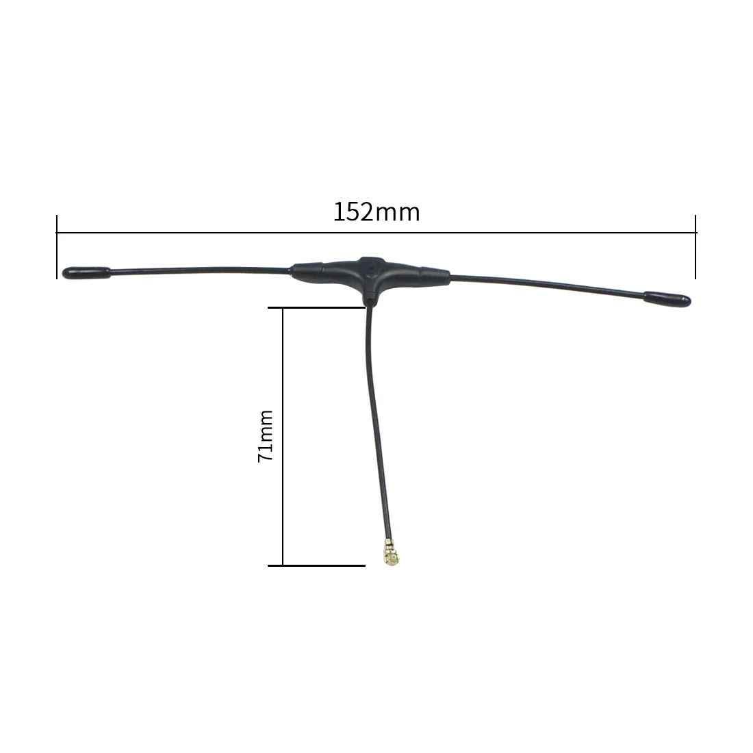 80 мм 915 МГц 2 4G IPEX 4 IPEX4 IPEX1 T-образная Антенна для приемника TBS CROSSFIRE Frsky R9mm 900 FPV Racing