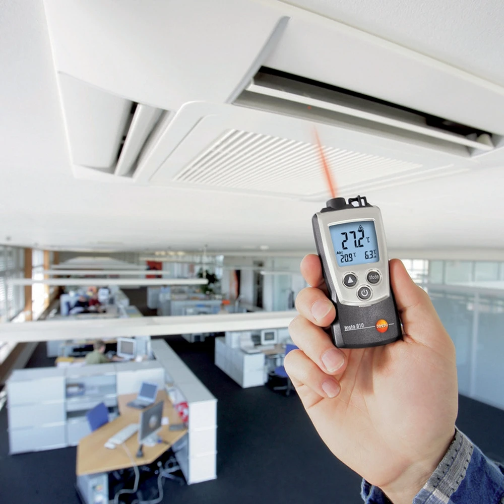 Портативный цифровой инфракрасный термометр Testo 810 Бесконтактный для HVAC industrial