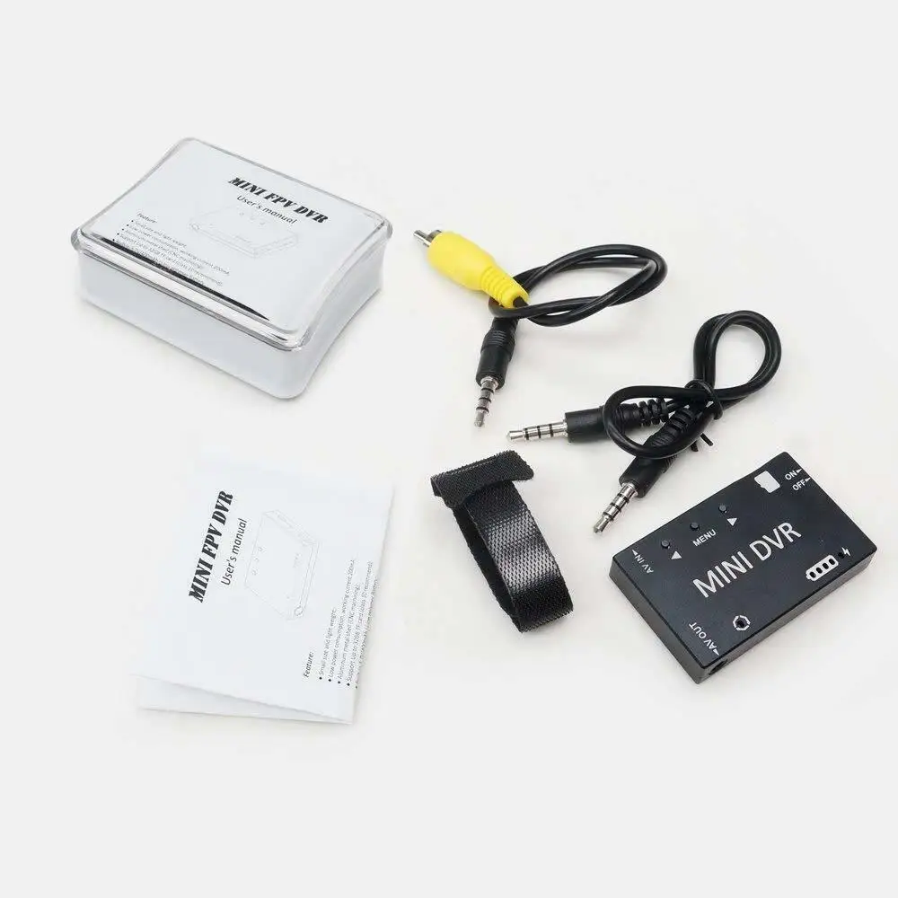 

NEW super light Mini FPV DVR Module NTSC/PAL Switchable Built-in Battery Video Audio FPV Recorder for RC Models Racing FPV Drone