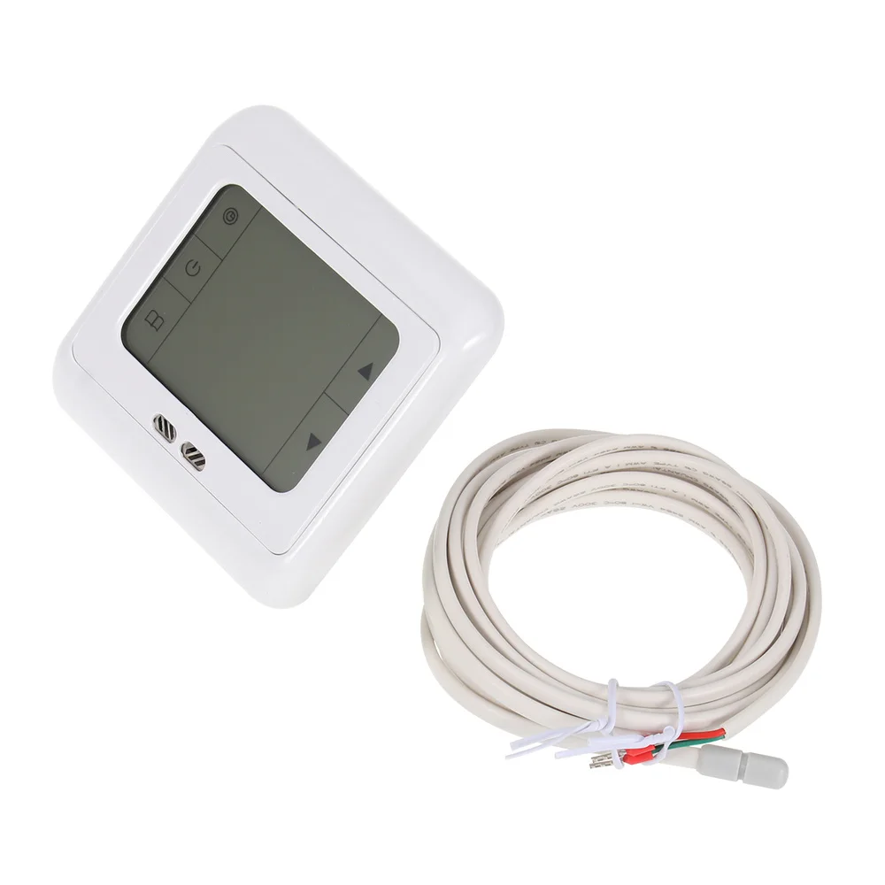 

Programmable Digital Thermoregulator Touch Screen Room Heating Thermostat Underfloor Heating for Warm Floor Electric Heating Sys