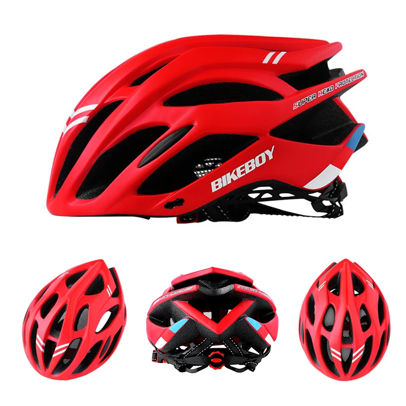 

BikeBoy Riding Helmet MTB Bicycle Helmet Outdoor Sports Mountain Road Bike Helmet Riding Safely Cap For Scooter Motercycle Bike
