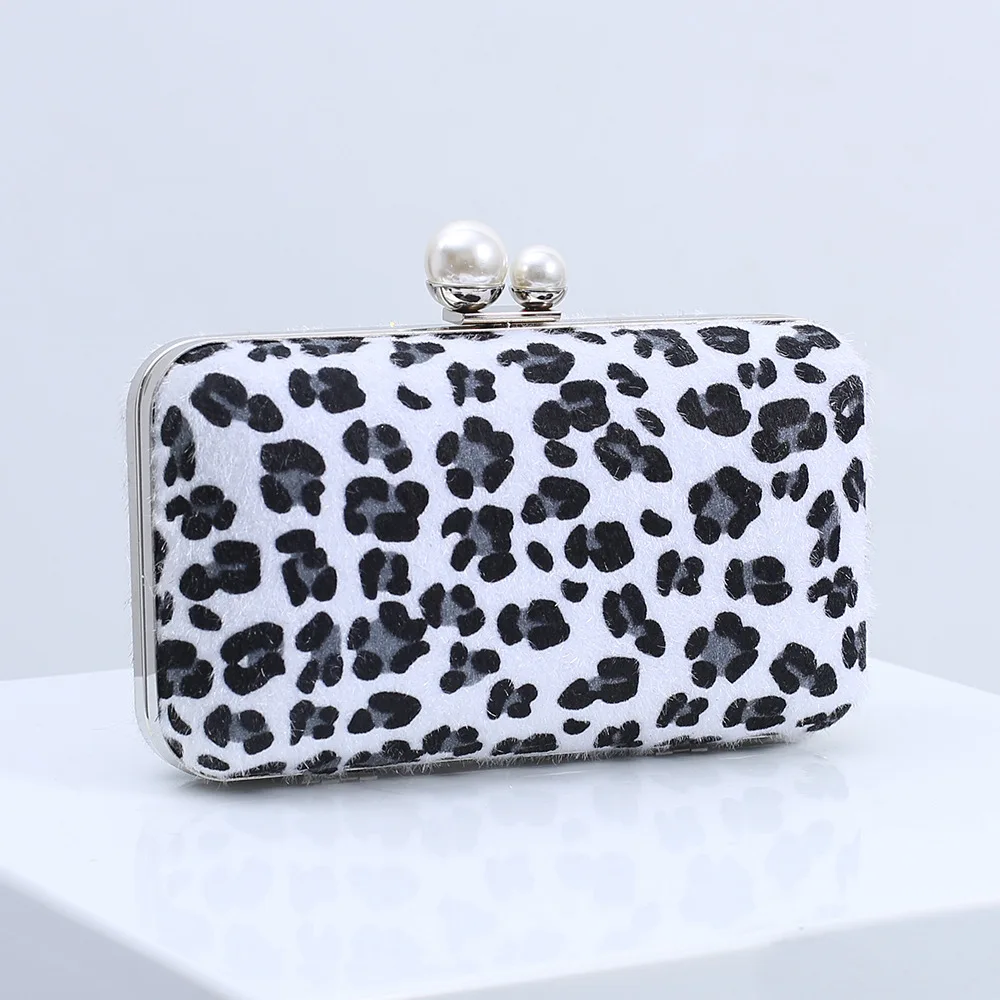 Classic Leopard Acrylic Wallet Ladies Clutch Luxury Evening Bags Exquisite Wedding Party Prom Purses and Handbags Chains Bag