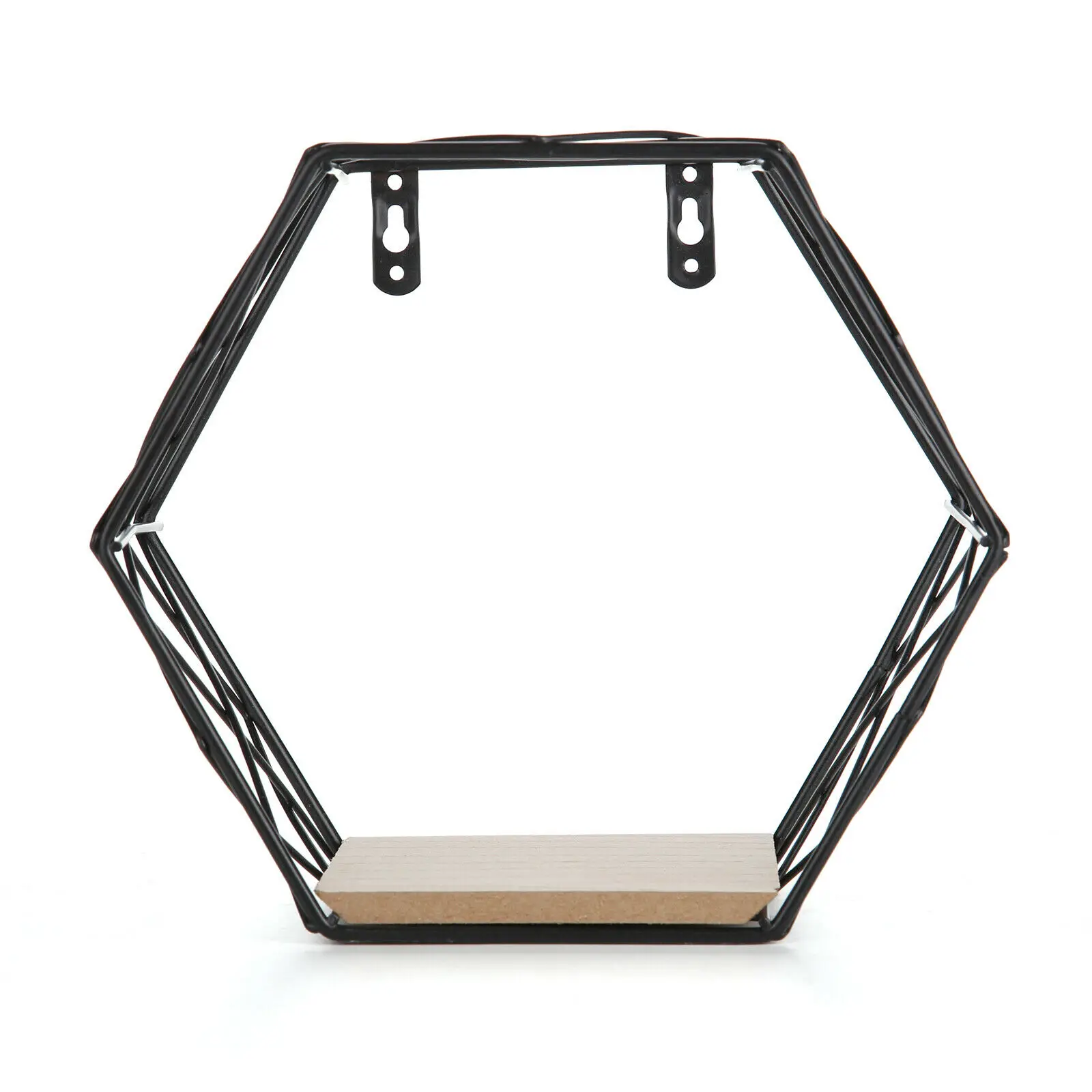 Железная шестиугольная сетка настенная полка комбинированная подвесная