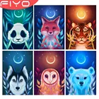 FIYO 5D алмазов картина Животные тигр, Алмазная мозаика 