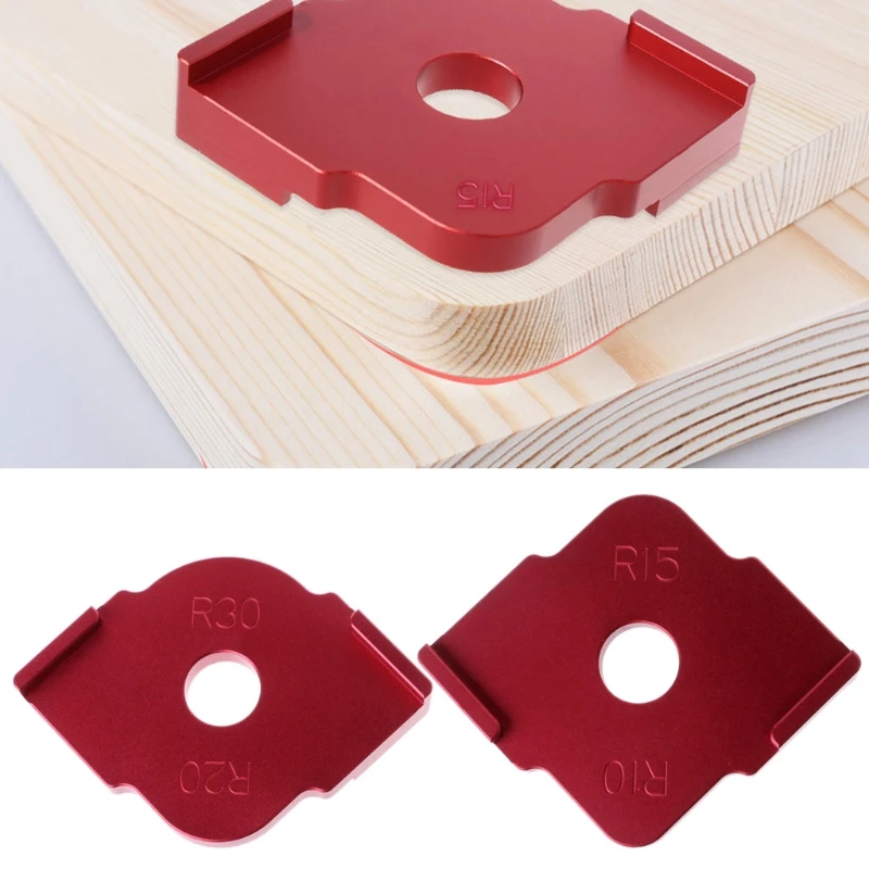 

2018 2 Pcs Wood Panel Radius Quick-Jig Router Table Bits Jig Corner Templates Kit