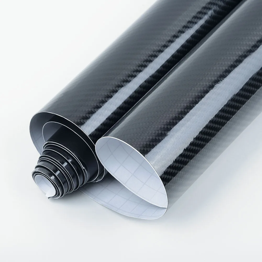 Автомобильная фольга 7D Премиум высокоглянцевая виниловая пленка из углеродного