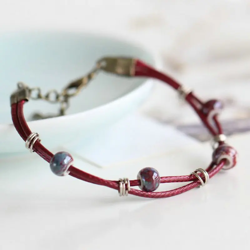 Ювелирные изделия C016 BIGBING модный керамический браслет с шармами в виде цветка