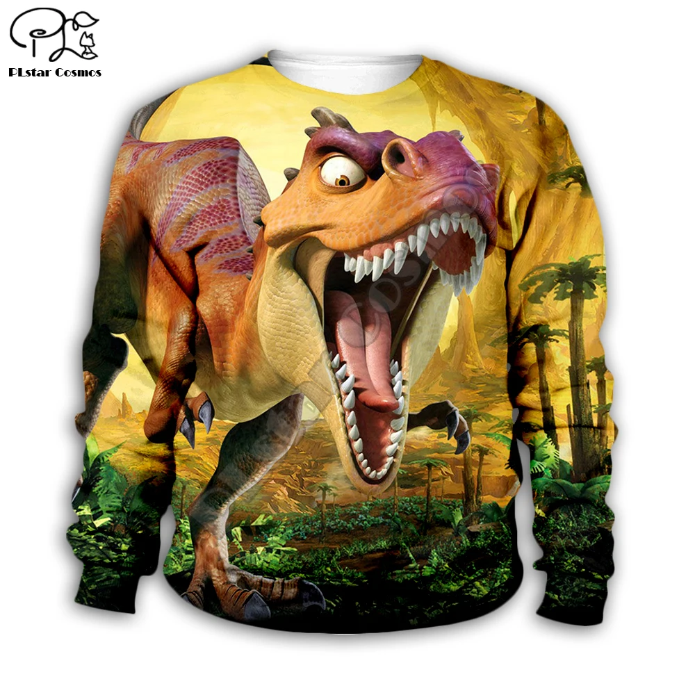 

Child Kid baby girl cloth boy son cartoon Dinosaur anime print 3D Hoodies Sweatshirt/zipper/tshirt toddler pullover pant K12