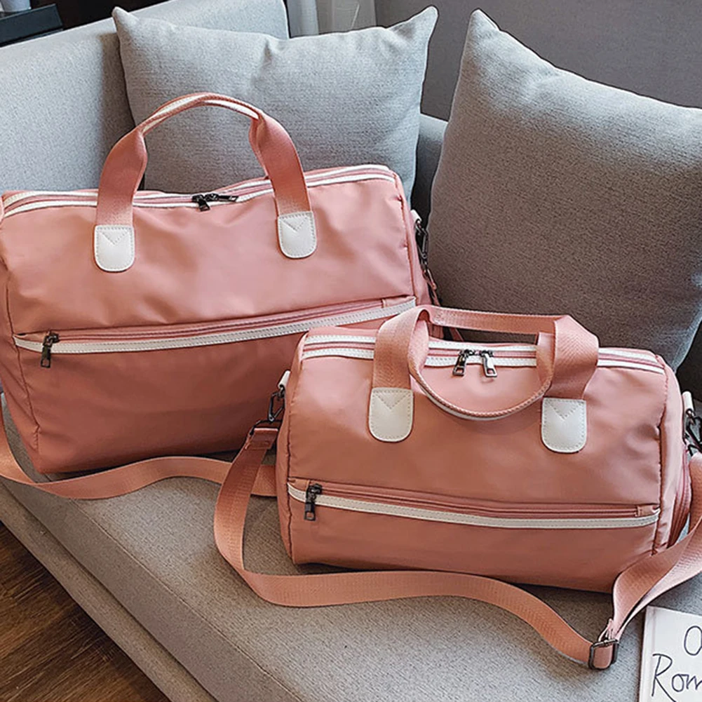 

2021 New Nylon Foldable Travel Bags Unisex Large Capacity Bag Luggage Women Yoga Fitness Waterproof Handbags Men Travel Bags