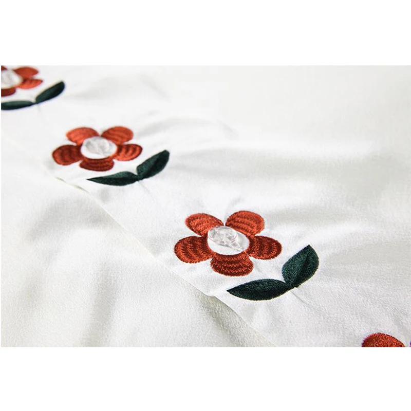 Женская винтажная рубашка с длинным рукавом свободная однобортная блузка