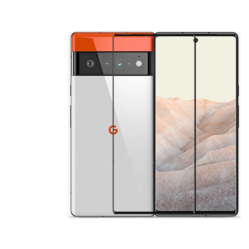 Закаленное стекло с полным покрытием для Google pixel 6 6A защитная пленка экрана 7 7A -
