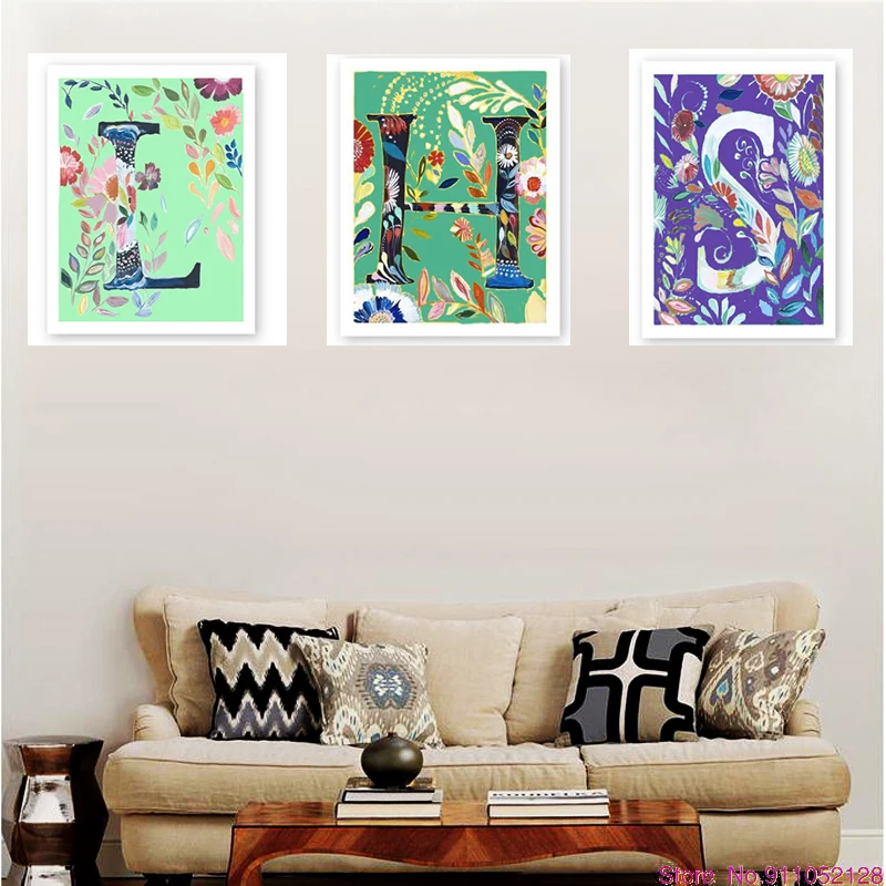 5D DIY алмазная живопись буквы с цветами полная вышивка квадратная ручная работа