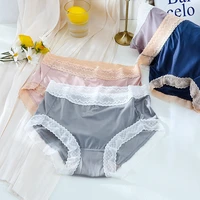 2 in the crotch cotton underwear japanese girls underwear thin soft elastic yarns french