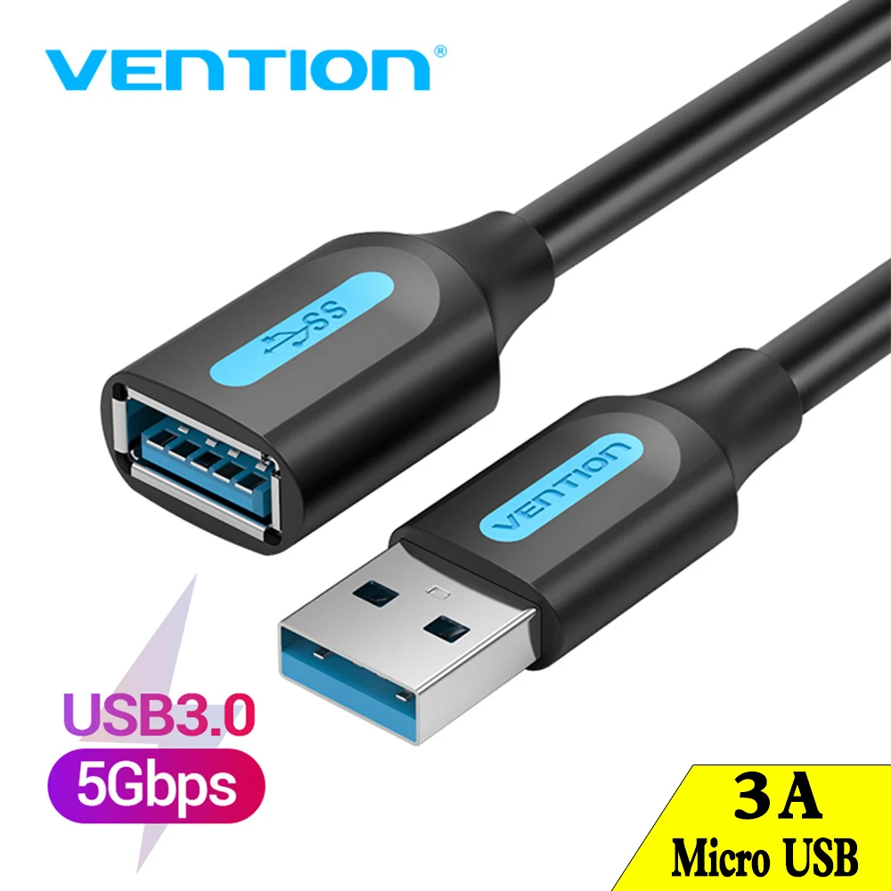 Vention USB Удлинительный кабель 3 0 папа-мама удлинитель данных Шнур для ноутбука ПК